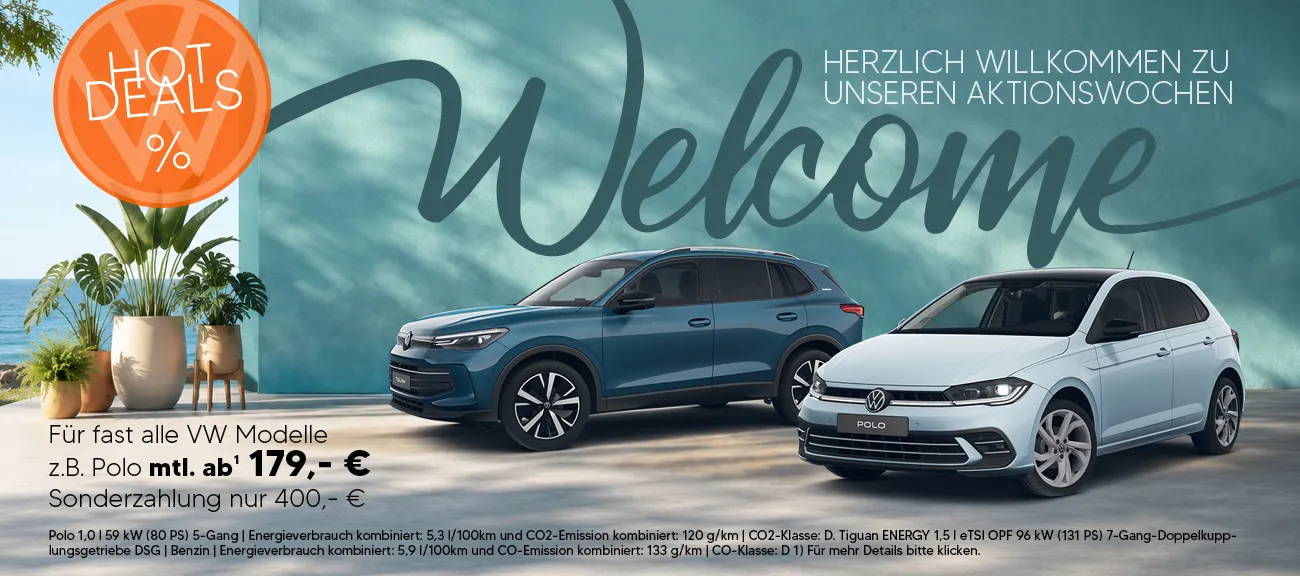 VW Sonderleasing Aktion