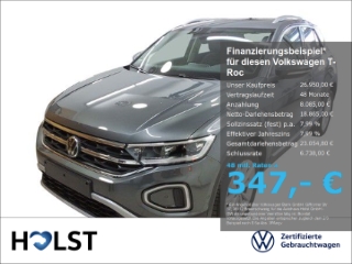 T-Roc 1.0TSI Style AHK NAVI DWA RüFaKa LED-Plus