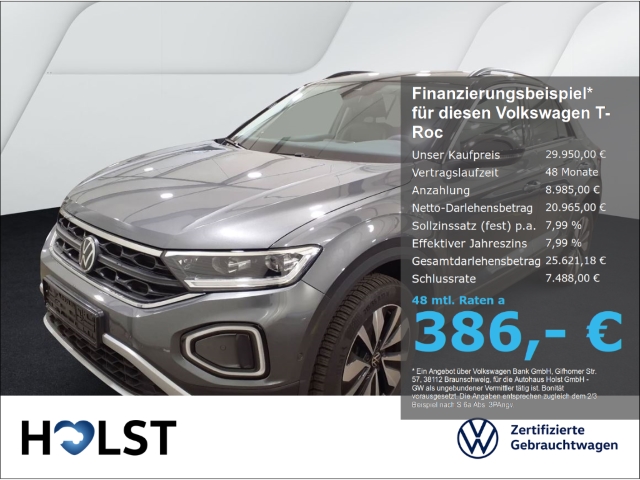 T-Roc 2.0TDI DSG GOAL AHK GJR RüFaKa ACC NAVI