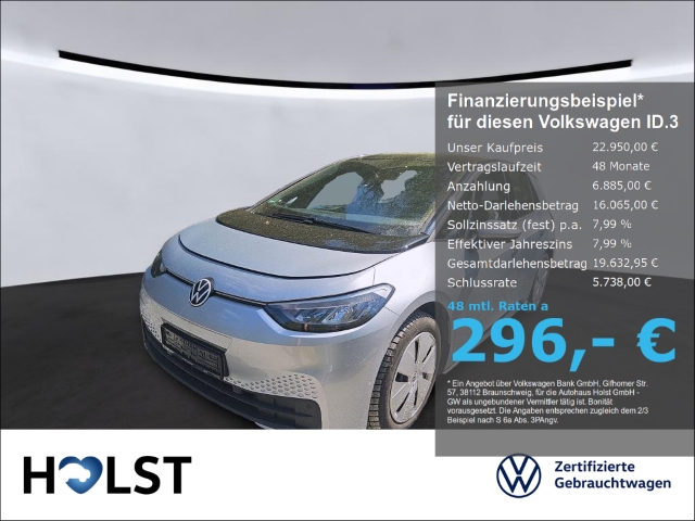 ID.3 107 kW Pro electric 107kW RüFaKa Assistenzpaket C...