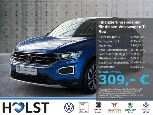 T-Roc 1.5TSI DSG Active LED ACC GJR NAV RÜFA