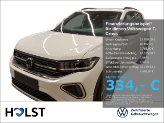 T-Cross 1.0TSI R-Line AHK GJR RüFaKa ACC NAVI
