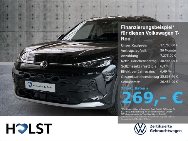 T-Roc 1.5eTSI DSG Style MatrixLED AHK 360°CAM HuD NAVI