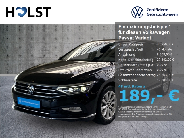 Passat Variant 2.0TDI DSG Elegance AHK+Navi+LED+ACC