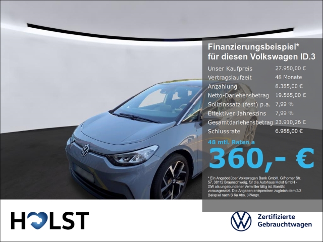 ID.3 Pro MOVE 62 kWh GJR RüFaKa NAVI ACC CSS