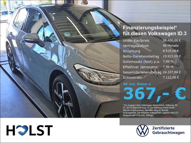 ID.3 Pro MOVE 62kWh AHK eSitz GJR RüFaKa NAV ACC CCS