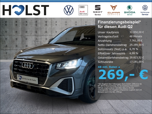 Q2 35 TFSI S-tronic S-line 18 AHK LED Style Parken Conn...