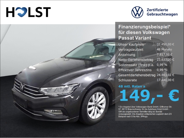 Passat Variant 1.5TSI DSG Business AHK Navi LED ACC GJR...