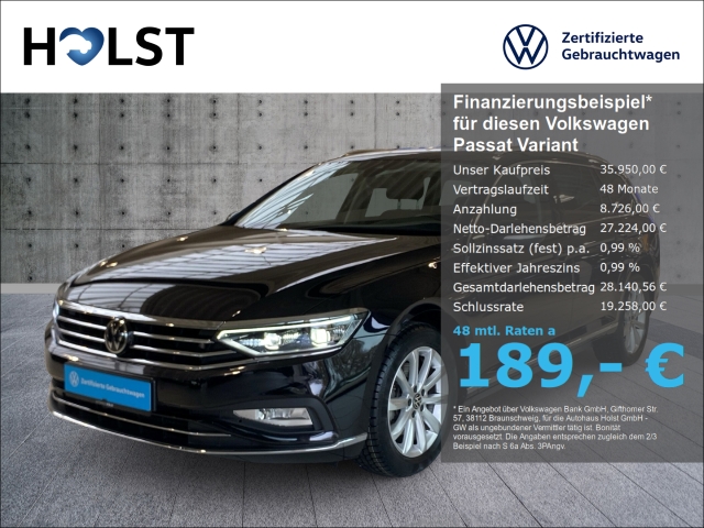 Passat Variant 2.0TDI DSG Elegance Navi LED ACC AHK