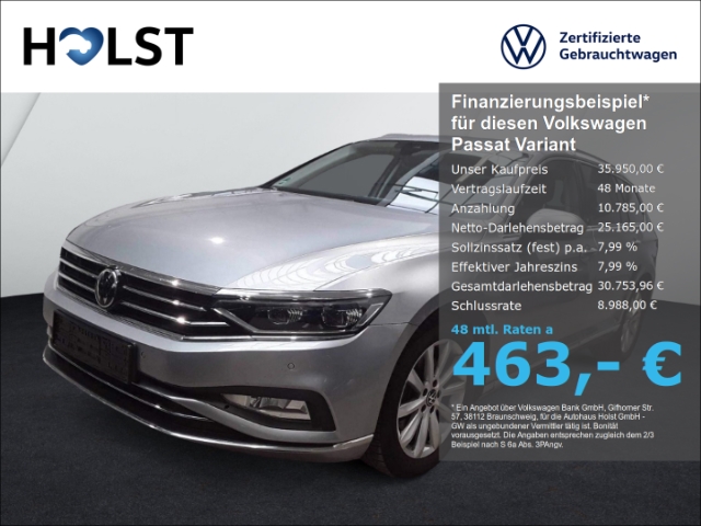 Passat Variant 2.0 TDI Elegance Navi LED ACC AHK