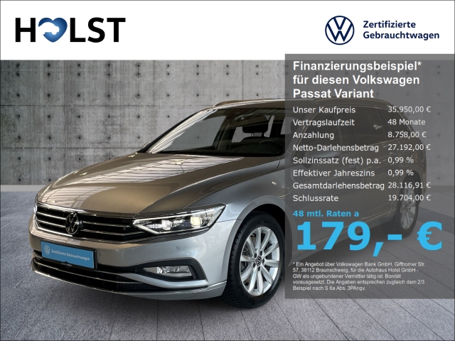 Passat Variant 2.0TDI DSG Elegance AHK Navi LED ACC GJR