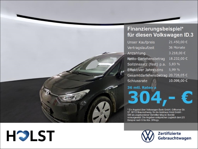 ID.3 Pure Performance 110kW RüFaKa KeylessAccess CCS