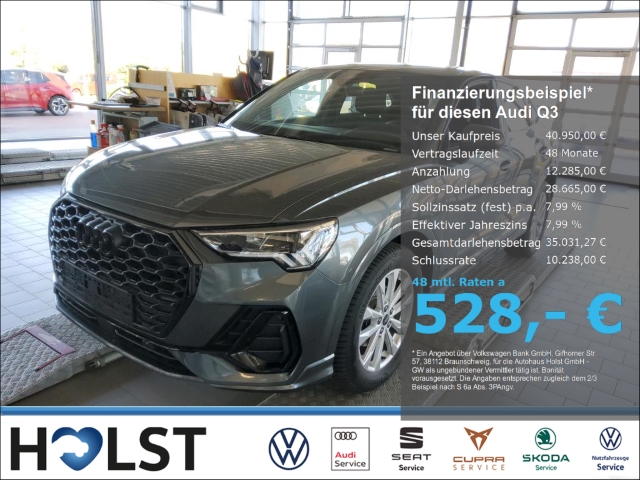 Q3 1.5TFSI S-tronic Sportback S-line NAVI GJR RüFaKa L...