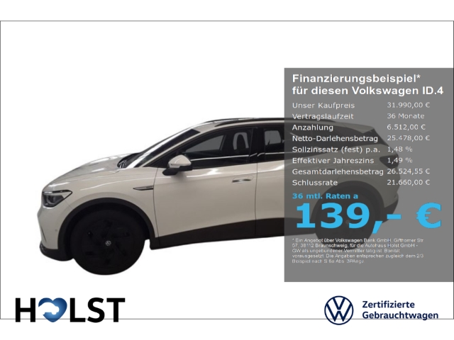 ID.4 Performance 150 kW mit Infotainment-Paket Pro 150k...