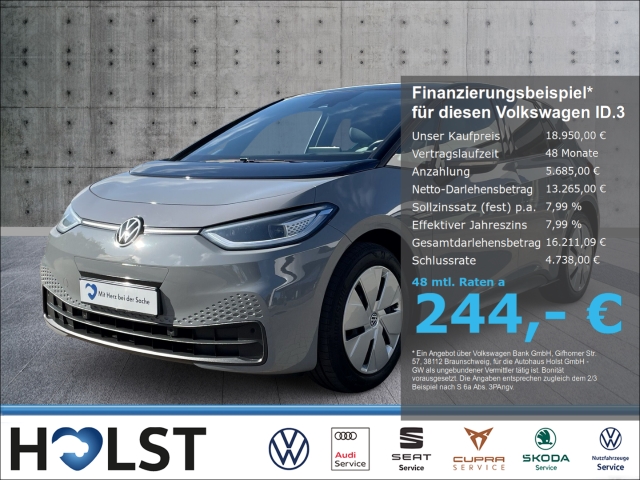 ID.3 150 kW Pro Performance Tech Pano Kamera Navi