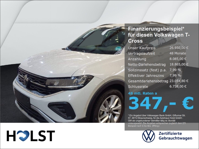 T-Cross 1.0TSI Goal OPF DSG AHK GJR SHZ NAV