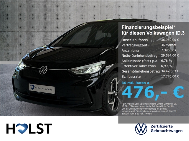 ID.3 Pro 59 kWh GJR LenkrHZ ACC LED AppConnect