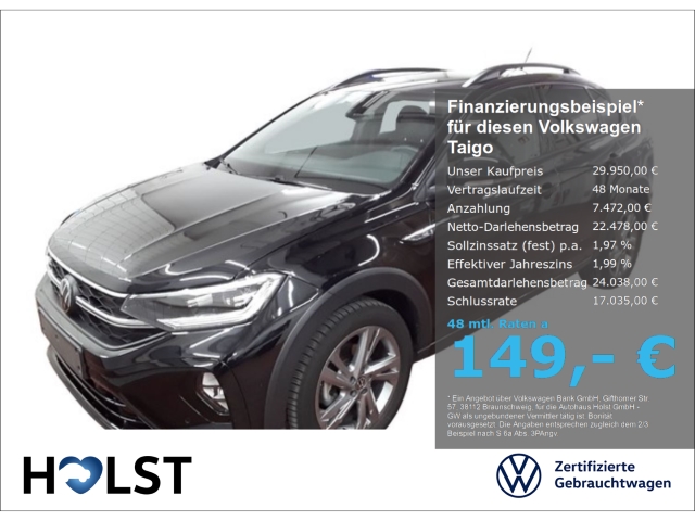 Taigo 1.5TSI DSG R-Line IQ.DRIVE RüFaKa ACC AHK