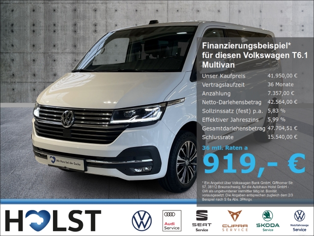 T6.1 Multivan 2.0TDI Generation Six AHK NAV RÜFA