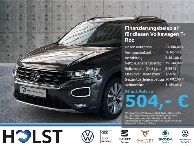 T-Roc 1.5TSI ACT Style Navi LED ACC RüFaKa