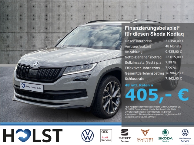 Kodiaq 2.0TDI DSG Sportline 4x4 AHK,ACC,RüFaKa