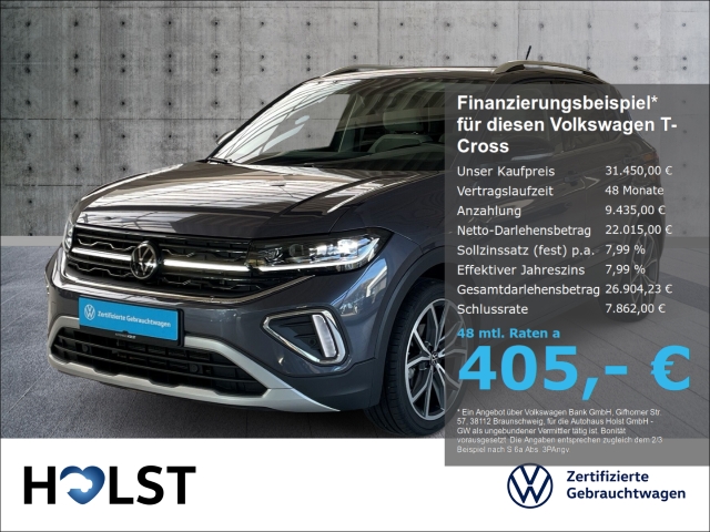T-Cross 1.5TSI DSG Style IQ.DRIVE AHK RüFaKa ACC