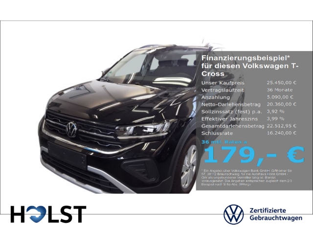 T-Cross 1.0TSI Life IQ.DRIVE GJR AHK RüFaKa ACC