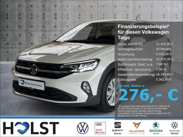 Taigo 1.0TSI GJR App-C. Licht+Sicht GRA Sitzheizung