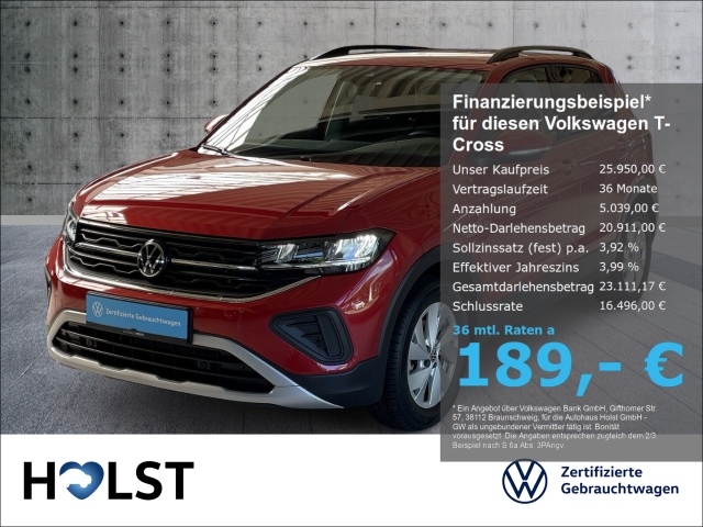 T-Cross 1.0TSI Life IQ.DRIVE GJR ACC RüFaKa AHK Discov...