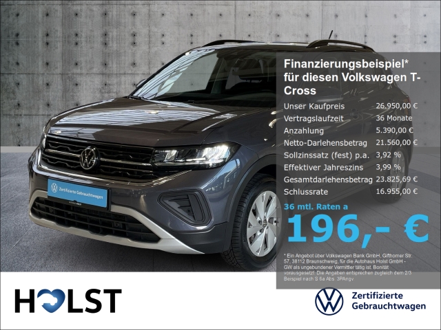 T-Cross 1.0TSI DSG Life IQ.DRIVE GJR AHK RüFaKa GJR AC...
