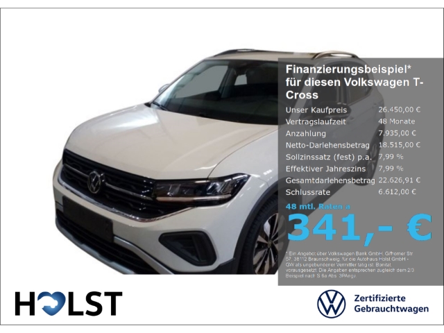 T-Cross 1.0TSI GOAL RüFaKa GJR AHK ACC AirCare