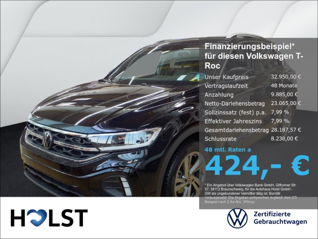 T-Roc 1.5TSI DSG R-Line Business-Paket GJR AHK RüFaKa ...