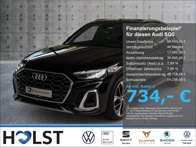 SQ5 3.0TDI quat. Tiptr. MatrixLED PANO B&O Luft Dynamiklenkung