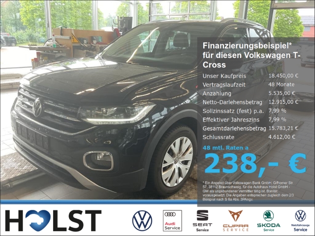 T-Cross 1.0TSI Style LED ACC Navi App-Connect