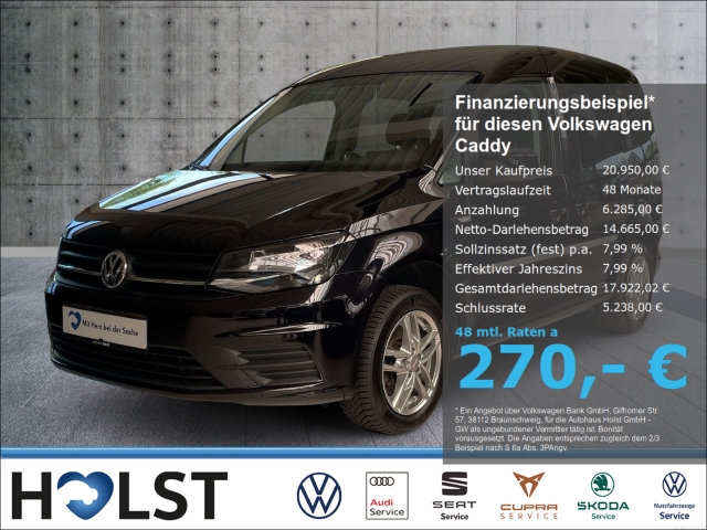 Caddy 1.4TSI DSG Trendline Navi SHZ Temp PDC
