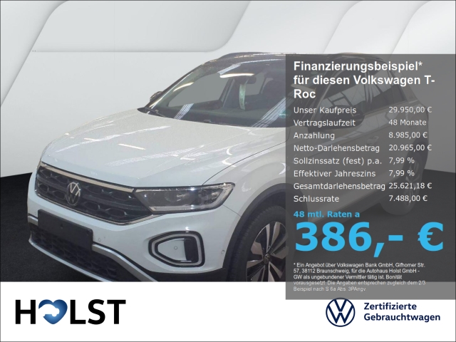 T-Roc 2.0TDI DSG GOAL AHK RüFaKa GJR LED ACC