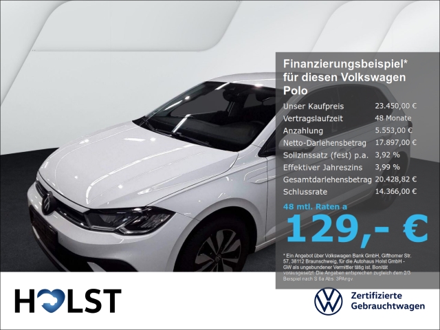 Polo 1.0TSI DSG MOVE IQ.DRIVE GJR AHK ACC RüFaKa