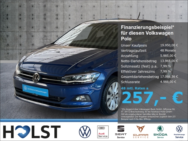 Polo 1.0TSI DSG Highline ACC AHK CLI LED NAV RÜFA