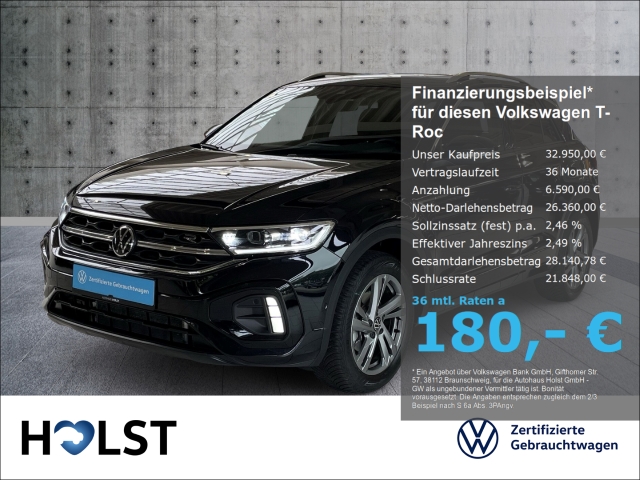 T-Roc 1.5TSI DSG R-Line Business-Paket RüFaKa AHK GJR ...