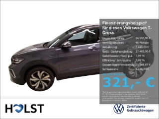 T-Cross 1.0TSI Style AHK GJR RüFaKa Navi ACC