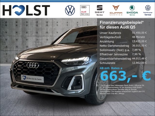 Q5 2.0TDI DSG quattro S line AHK RüFaKa NAVI LED