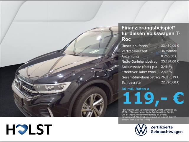 T-Roc 1.5TSI DSG R-Line AHK RüFaKa GJR LED DiscoverMed...