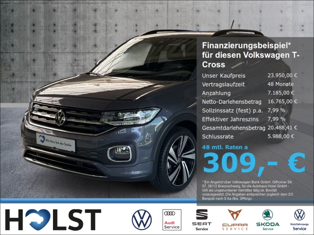 T-Cross 1.5TSI DSG R-Line NAV,RüFaKa,18''