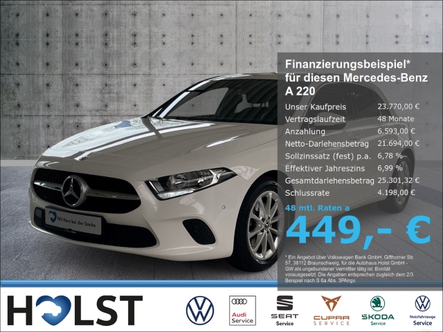 A 220 2.0L Progressive GJR LICHT+SICHT PAKET DIGT. COCKPIT