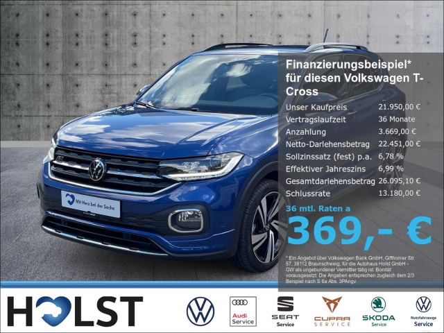 T-Cross 1.0TSI DSG R-Line Klimaautom.