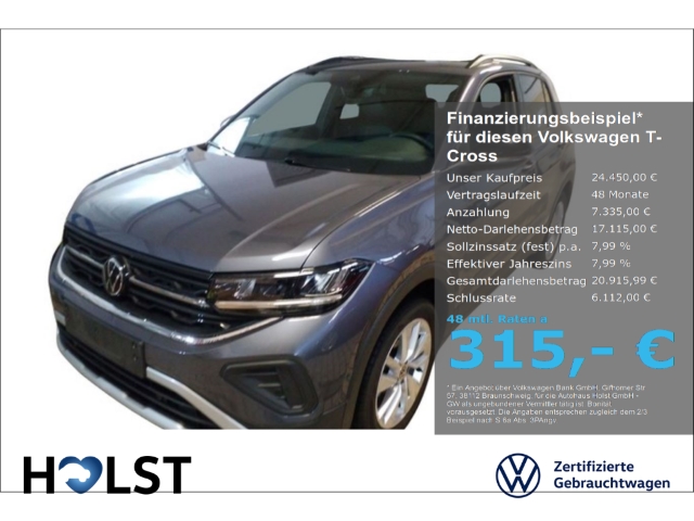 T-Cross 1.0TSI GOAL RüFaKa GJR LED ACC AirCare