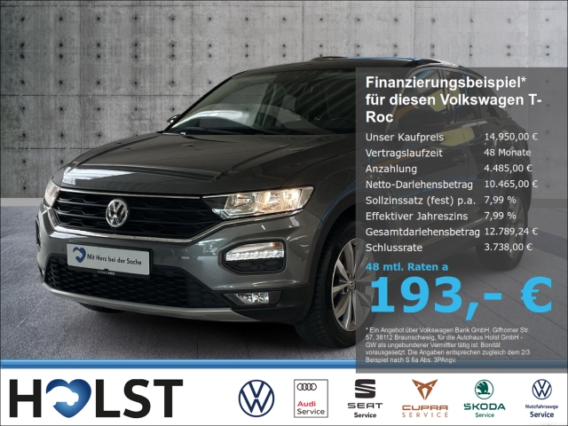 T-Roc 1.0TSI Style, PDC, SHZ, APP-Connect