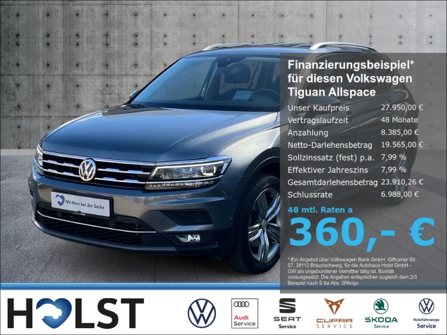 Tiguan Allspace 2.0TSI DSG Highline 4Motion AHK RüFaKa LED