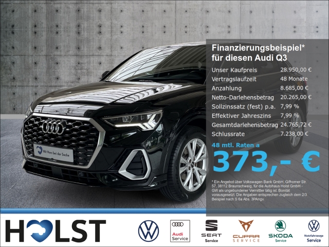 Q3 Sportback 35 2.0TDI S-line AHK MMI Plus digit. Cockp...