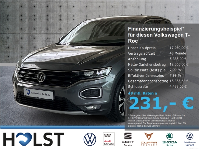T-Roc 1.5TSI DSG United, Navi LED RüFaKa AHK ACC